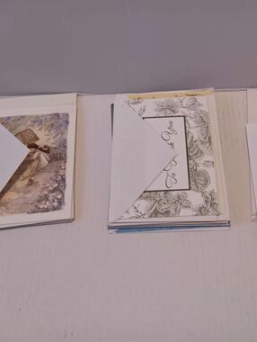 17 Misc. Vintage Greeting Cards Thank You, Sympathy, Get Well Hallmark Unused
